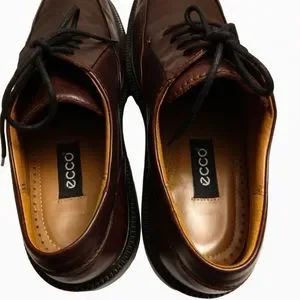 ECCO Holton apron toe oxford lace-up dress shoes chocolate brown mens size 8 Ecco | Shoes | Ecco Holton Apron Toe Oxford Laceup Dress  main image 3